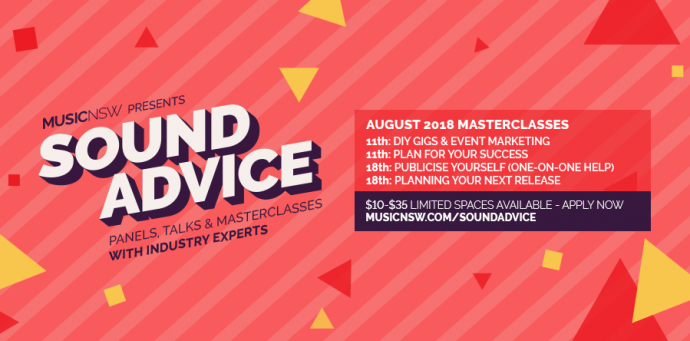 Sound Advice Masterclasses August