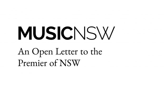 An Open Letter - MusicNSW
