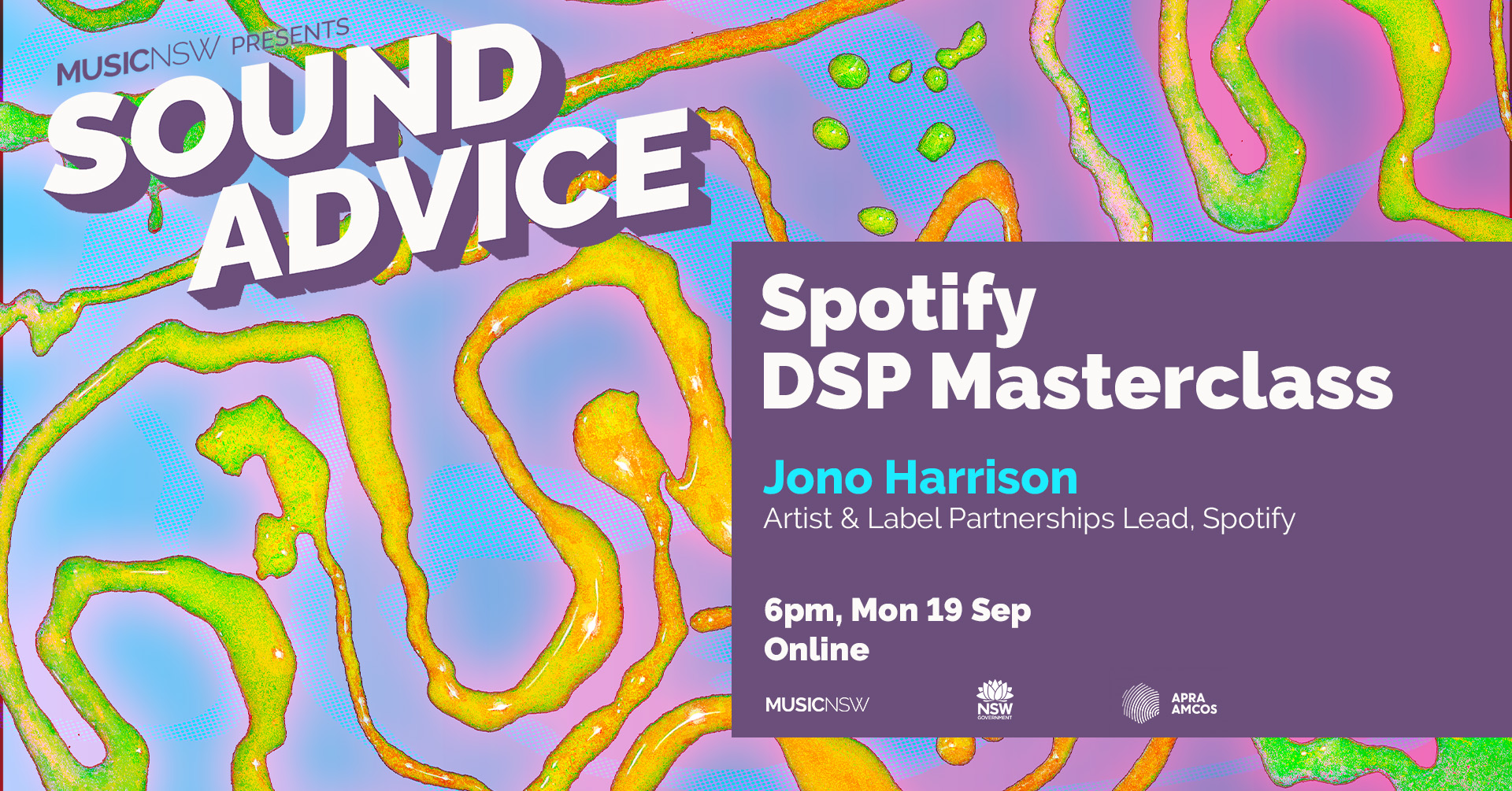 Sound Advice DSP Masterclass Spotify MusicNSW