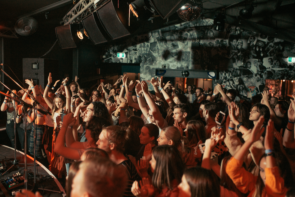 Crowd at a live show