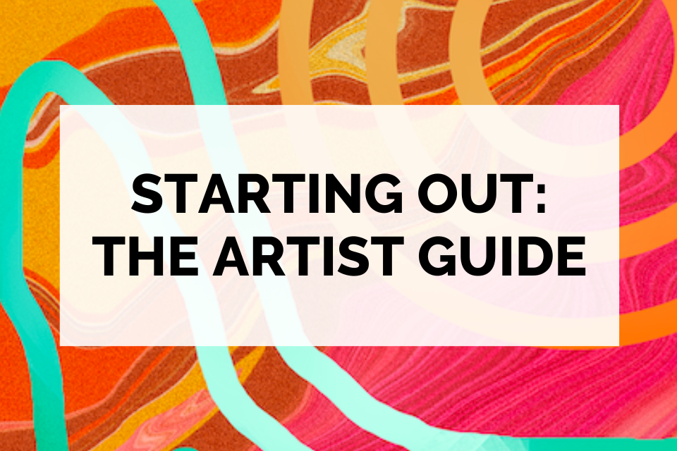 Graphic that says Starting Out: The Artist Guide
